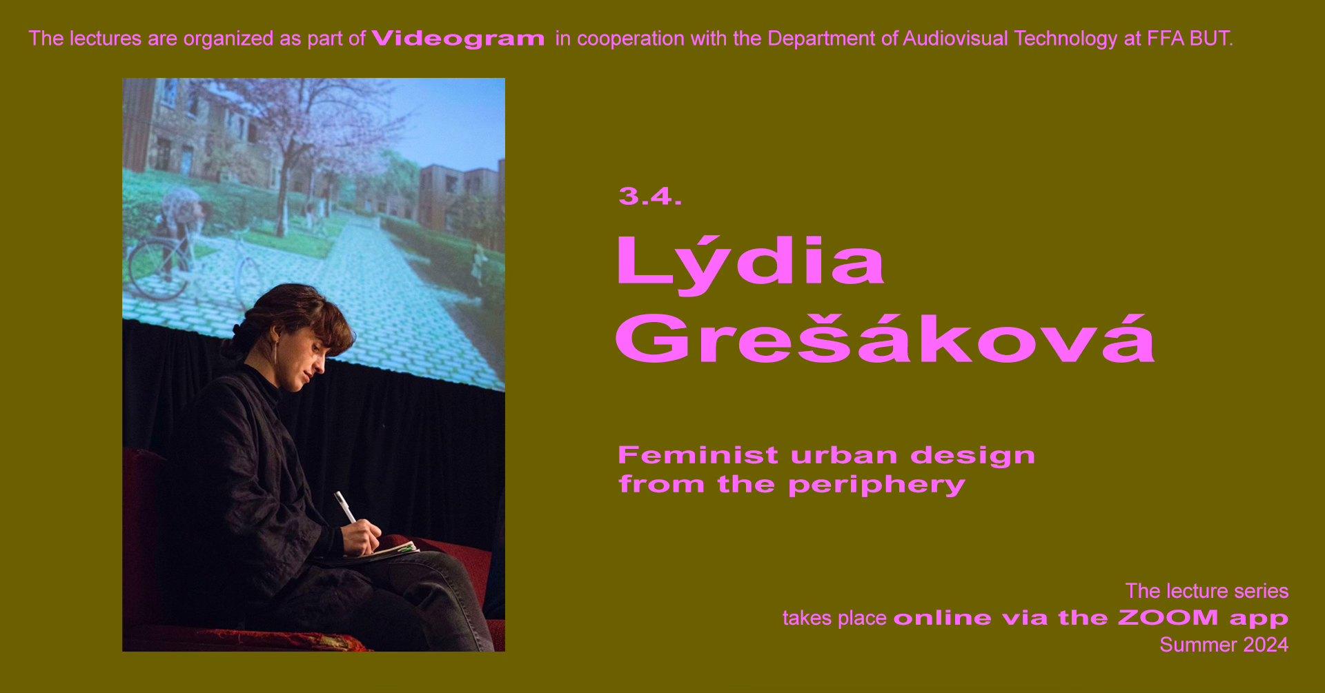 Still from the Videogram online lecture, 2024